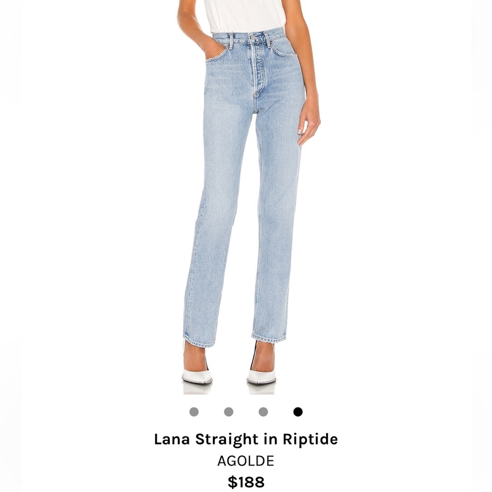 Agolde straight leg jeans in size 27!